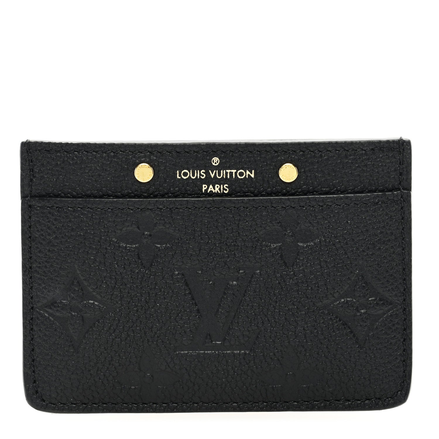 Louis Vuitton Empreinte Card Holder Black 1 of 6