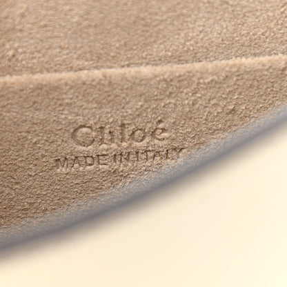 Chloe Calfskin Suede Small Nile Bracelet Bag Off White 6 of 9