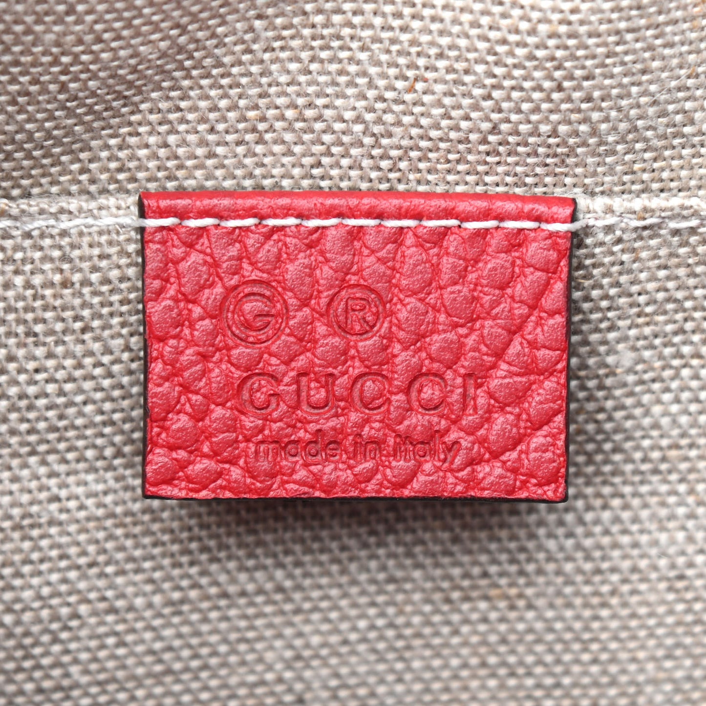 Monogram Mini Bree Messenger Bag Red