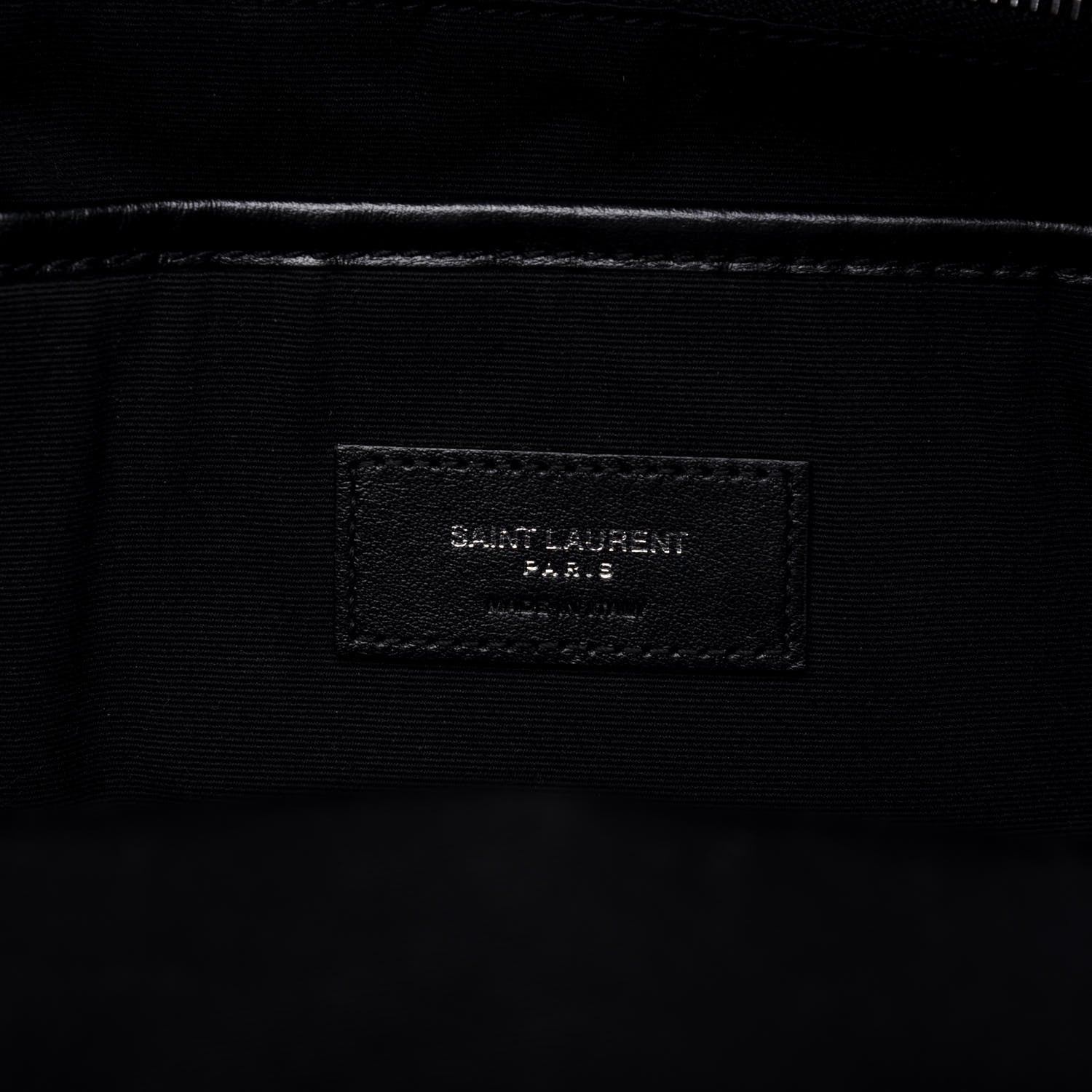 Saint Laurent Satin Rose Print Mini City Backpack Black 5 of 17