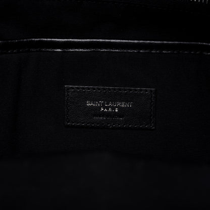 Saint Laurent Satin Rose Print Mini City Backpack Black 5 of 17