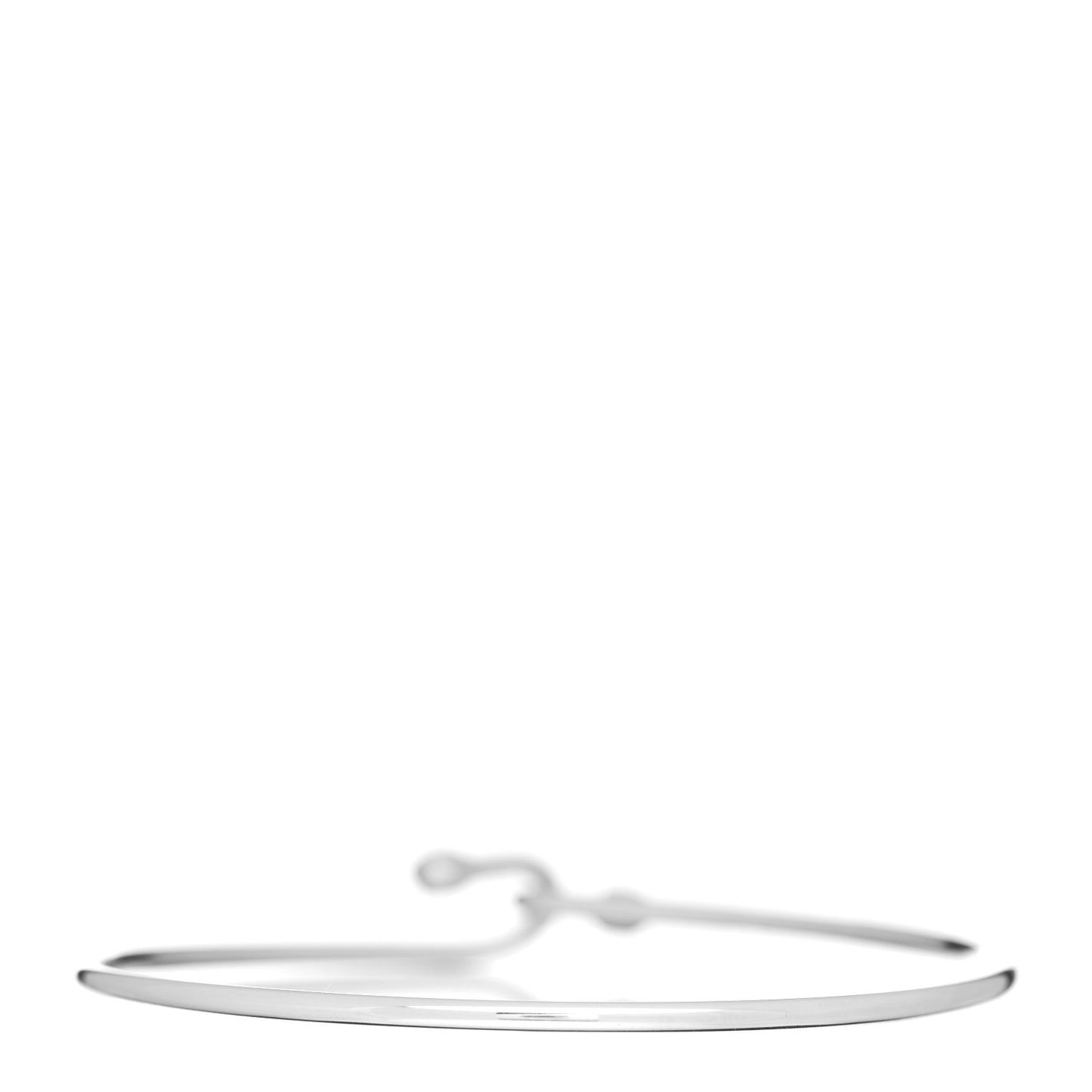 Sterling Silver Hook Bangle Bracelet