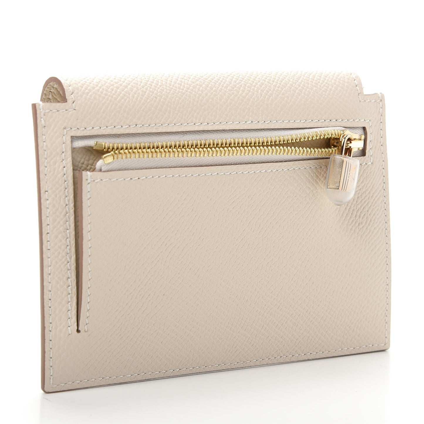 Epsom Kelly Pocket Compact Wallet Craie
