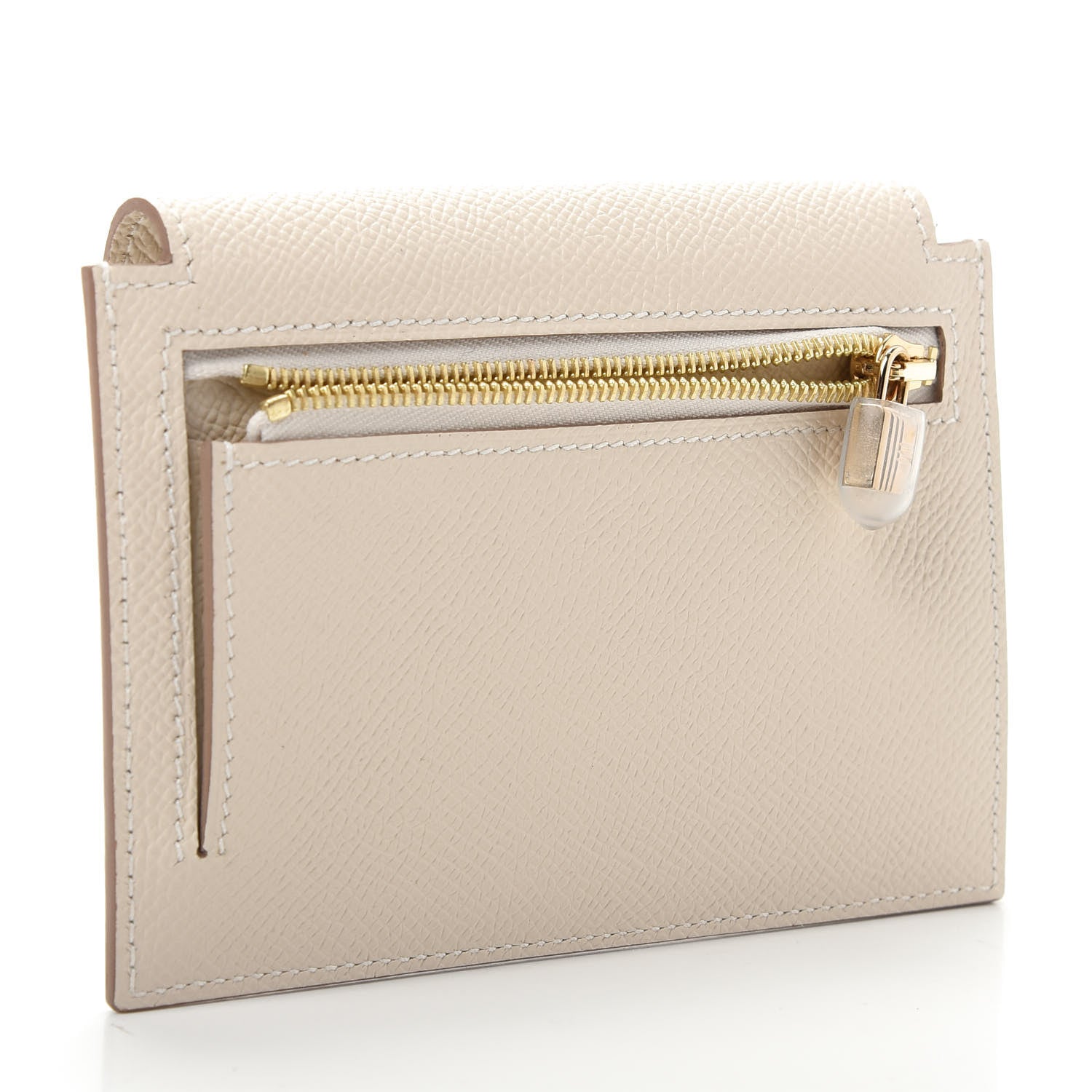 Hermes Epsom Kelly Pocket Compact Wallet Craie 3 of 8