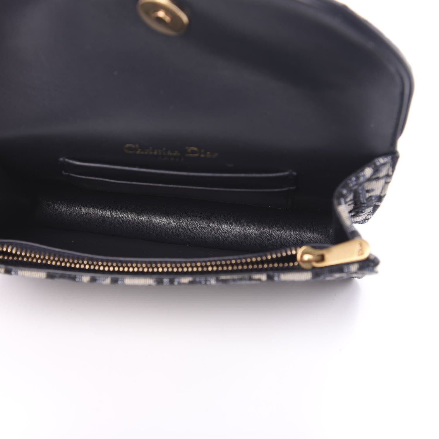 Christian Dior Oblique Saddle Belt Bag Blue 4 of 11
