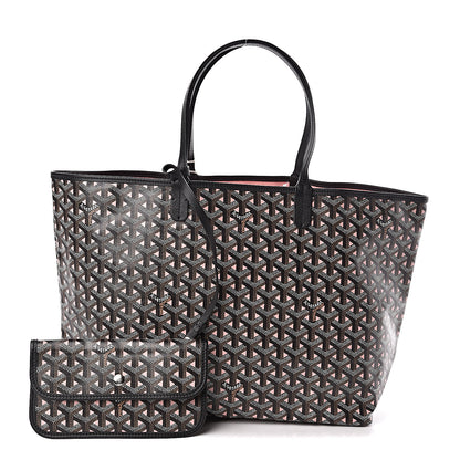 Goyard Goyardine Saint Louis Claire Voie PM Black Pink 1 of 11
