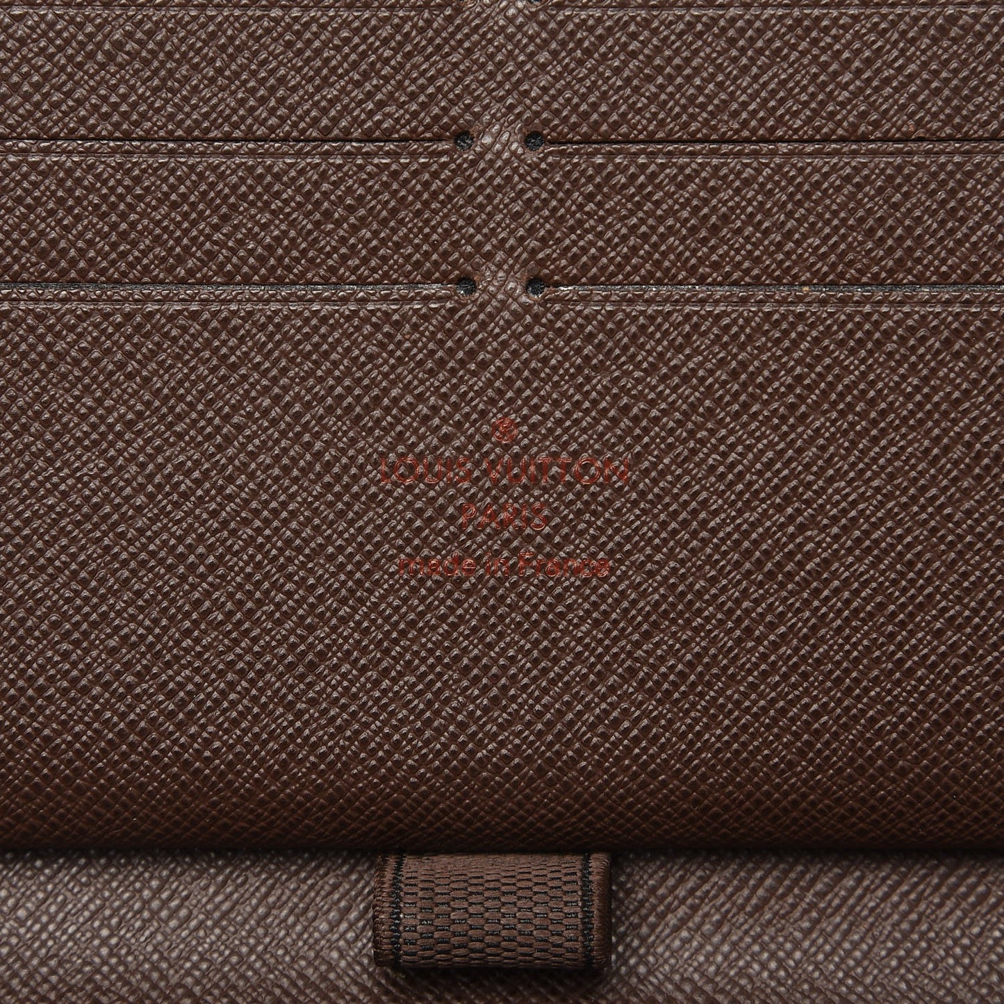 Damier Ebene Zippy Organizer Wallet