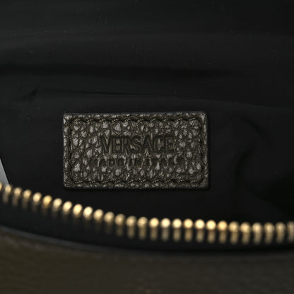 Versace Grained Calfskin Vanitas Medea Belt Bag Olive Green 6 of 12