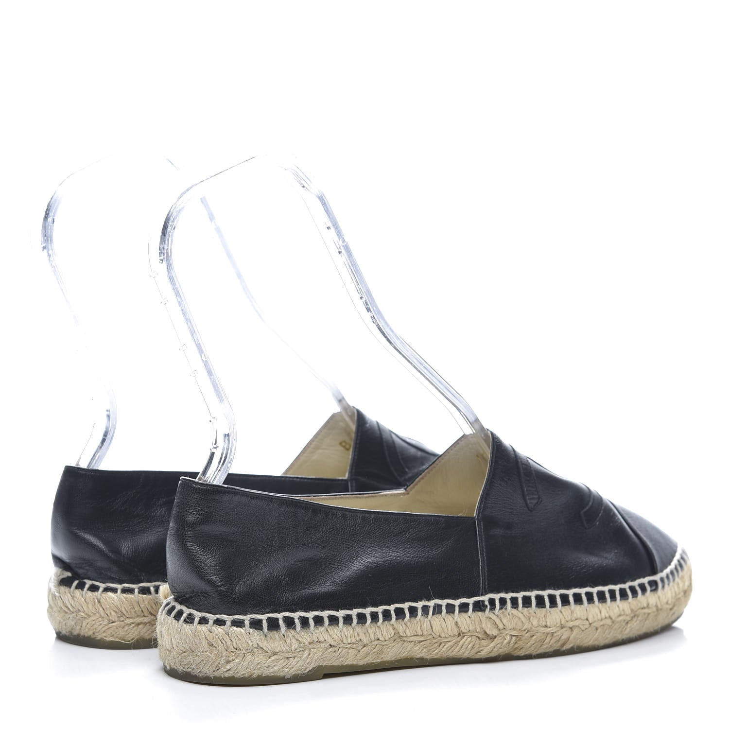 Chanel Lambskin CC Espadrilles 41 Black 4 of 12