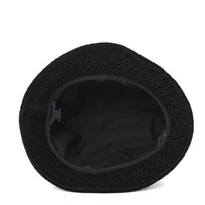 Chanel Viscose Silk Quilted CC Bucket Hat M Black 7 of 9