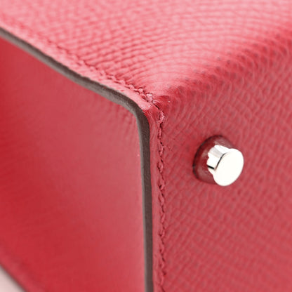 Hermes Epsom Mini Kelly Sellier 20 Rouge Piment 11 of 17