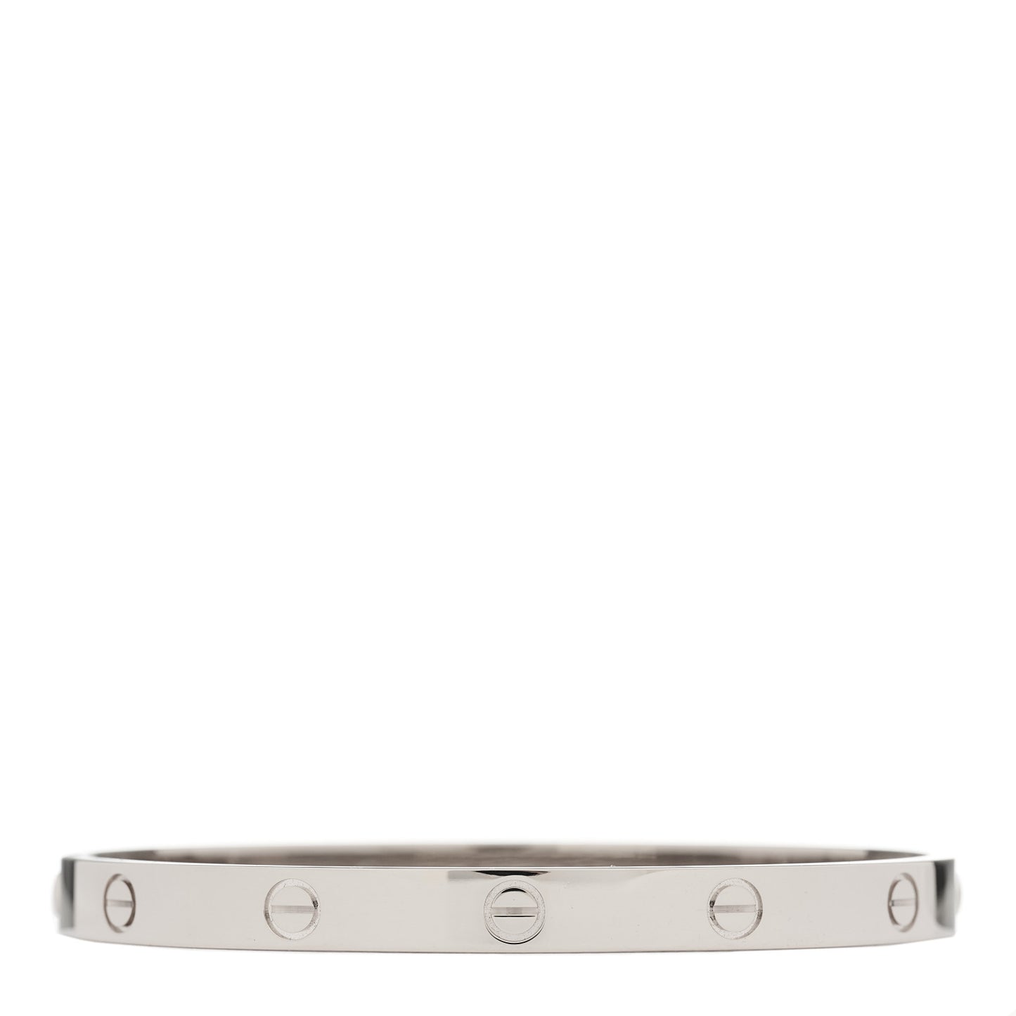 18K White Gold LOVE Bracelet 19