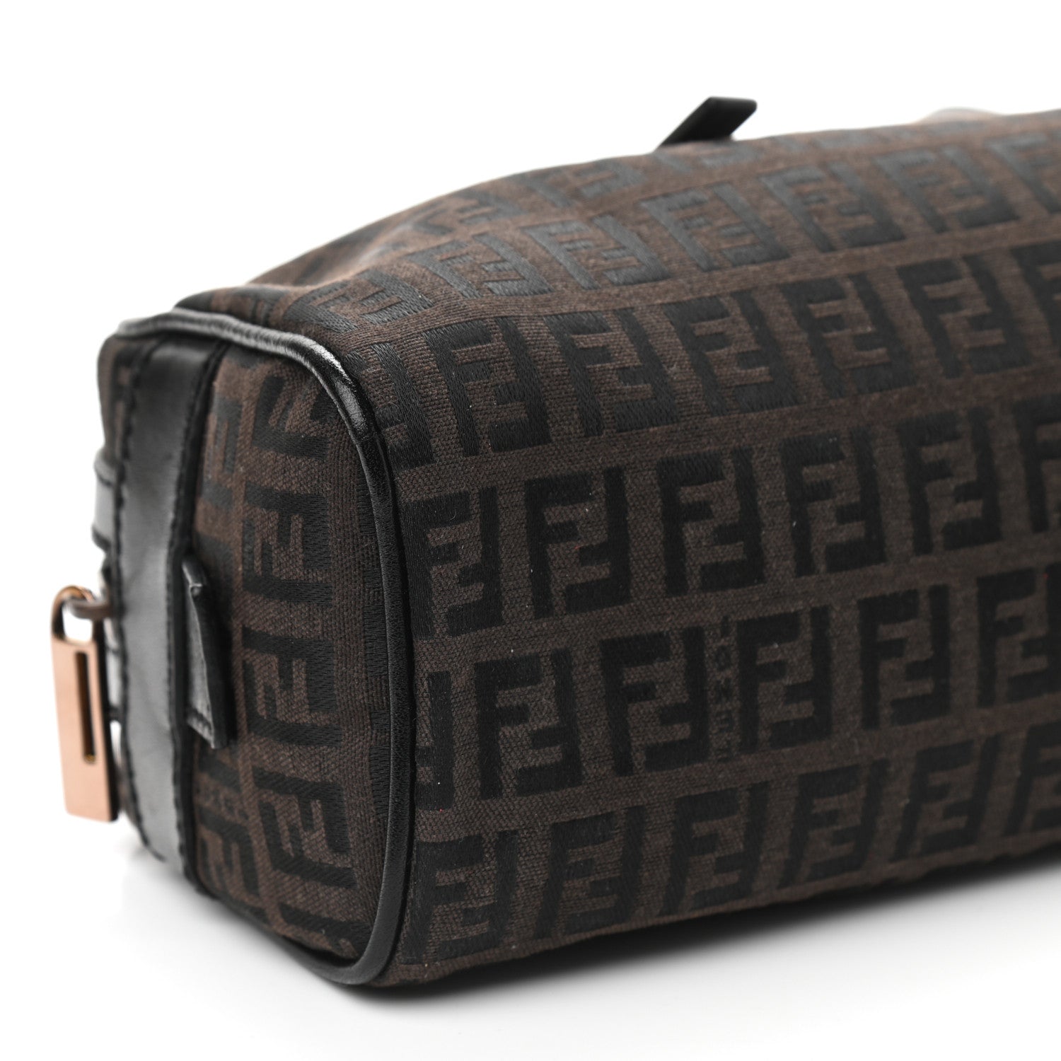 Fendi Zucchino Small Buckle Tote Brown 8 of 9
