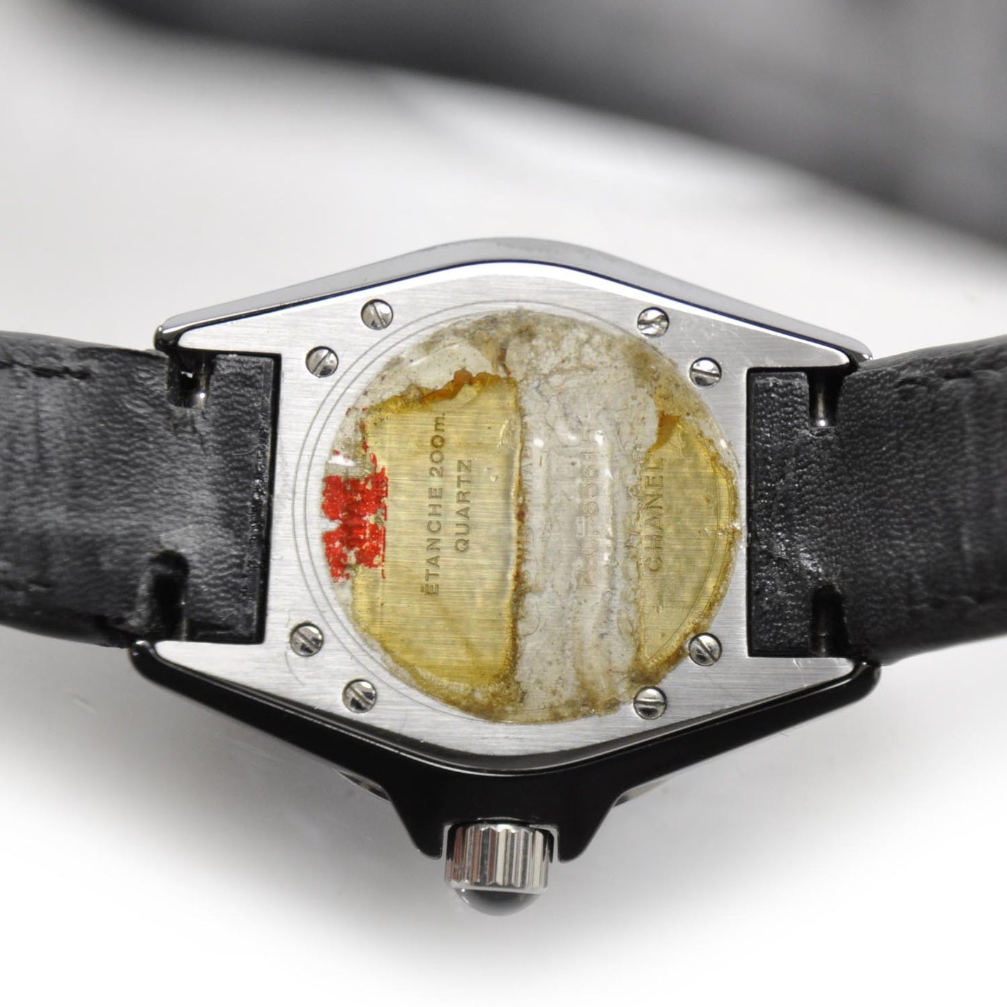 Stainless Steel Ceramic Calfskin 33mm J12 Quartz Watch Black