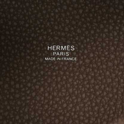 Hermes Taurillon Clemence Picotin Lock 18 PM Etoupe 6 of 11
