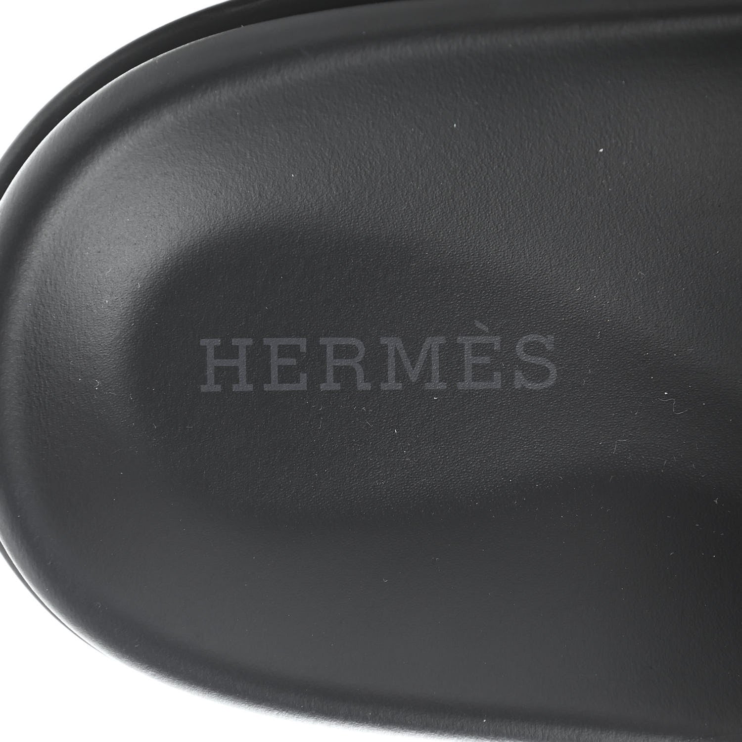 Hermes Nappa Extra Sandals 38 Black 7 of 9
