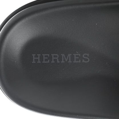 Hermes Nappa Extra Sandals 38 Black 7 of 9