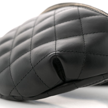 Chanel Lambskin Quilted Waist Belt Bag Black 10 of 10