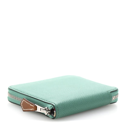 Hermes Epsom Silk'In Compact Wallet Vert Jade 4 of 8