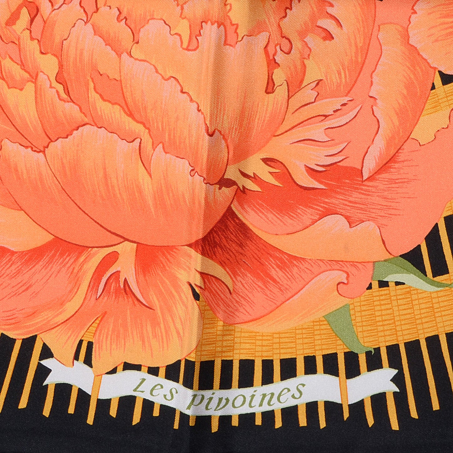 Silk Les Pivoines Scarf 90