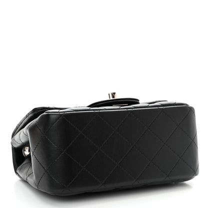 Chanel Lambskin Quilted Mini Square Flap Black 4 of 14