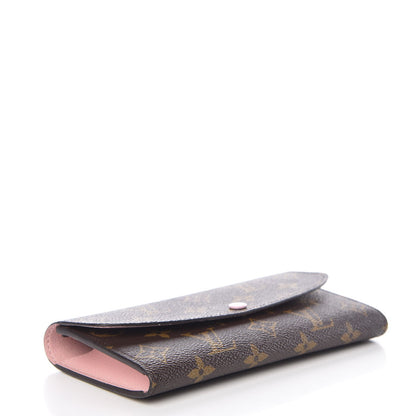 Louis Vuitton Monogram Emilie Wallet Rose Ballerine 4 of 7