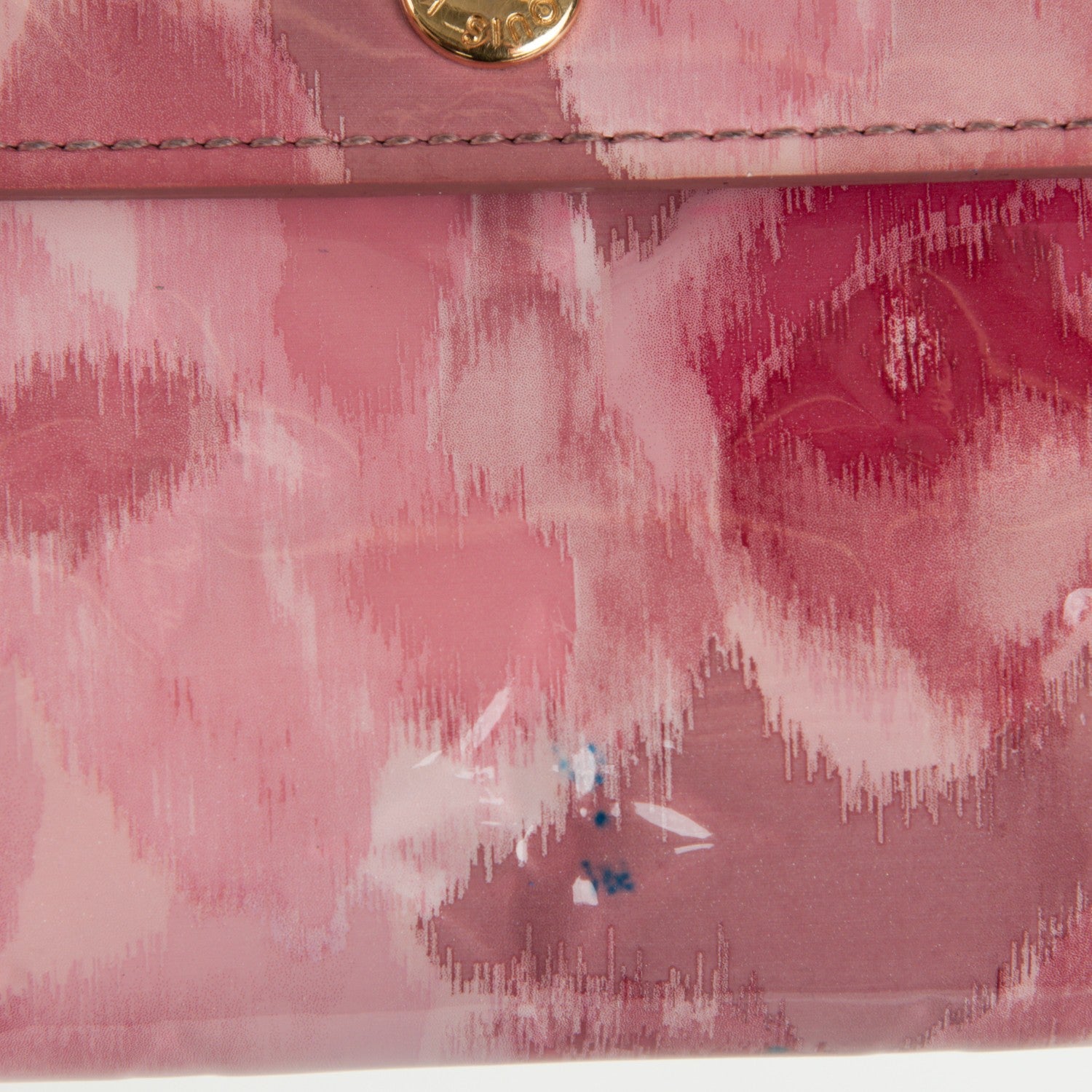 Louis Vuitton Vernis Ikat Sarah Wallet Rose Velours 7 of 10