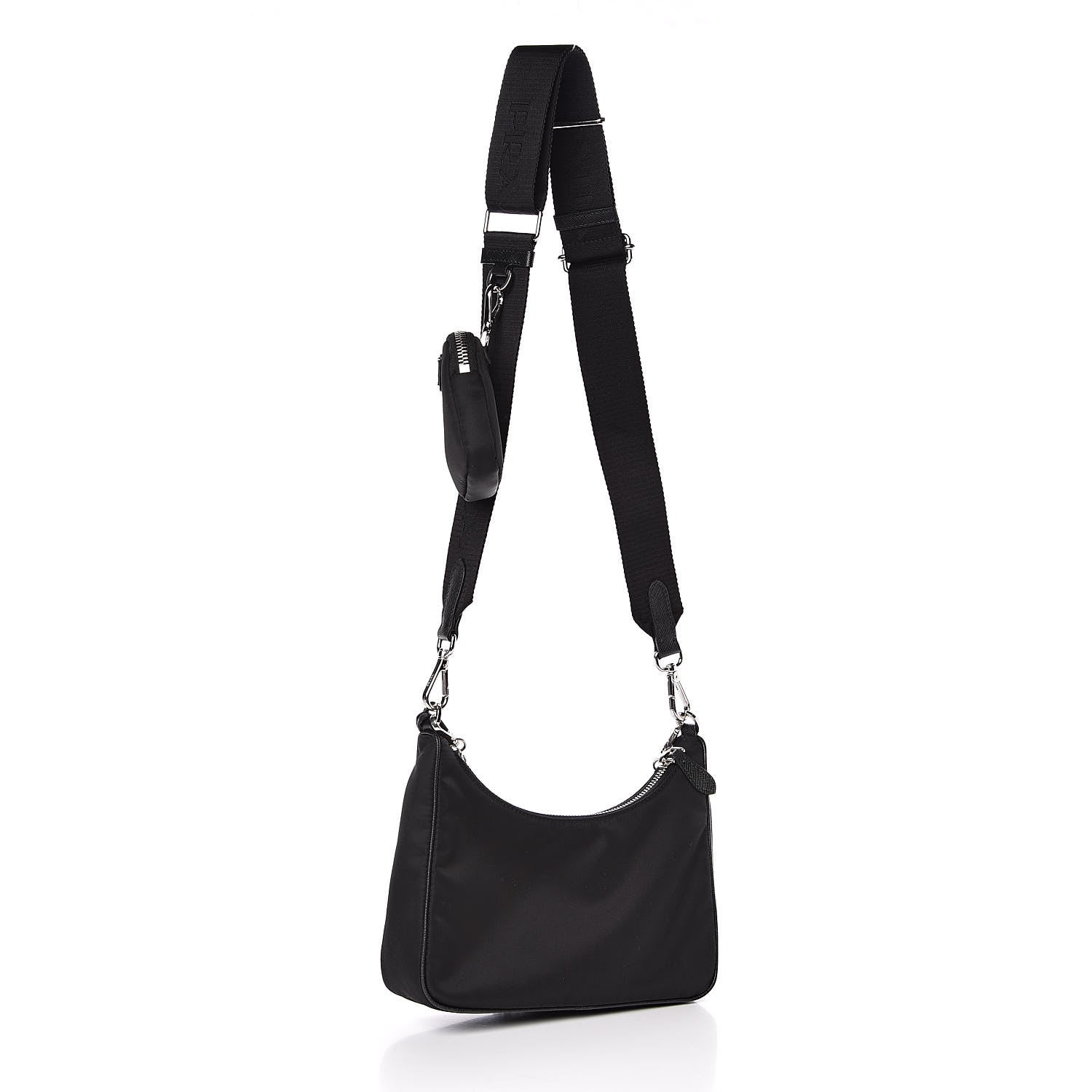 Prada Nylon Re-Edition 2005 Shoulder Bag Black 3 of 11