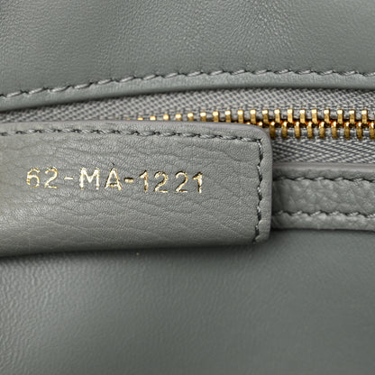 Christian Dior Grained Calfskin Cannage Large Caro Bag Grey Stone 7 of 11