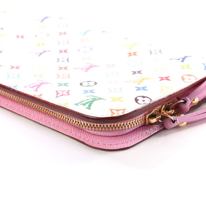 Louis Vuitton Monogram Multicolor Insolite Wallet White Litchi 8 of 10