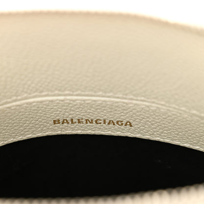 Balenciaga Grained Calfskin XXS Ville Top Handle Bag White Black 6 of 12
