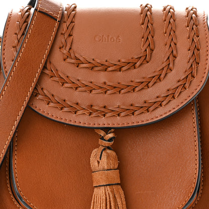 Chloe Calfskin Braided Mini Hudson Shoulder Bag Caramel 8 of 10