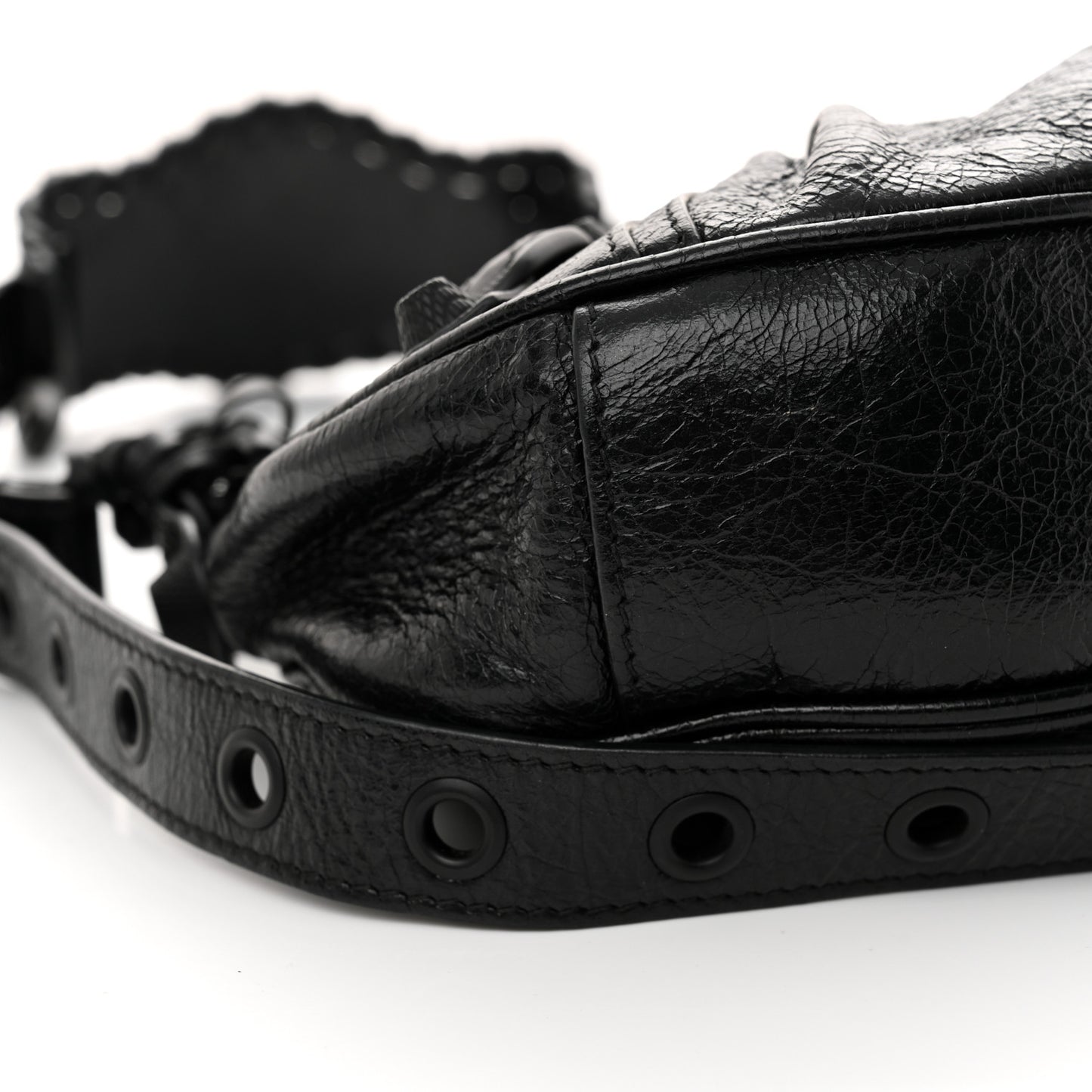 Agneau Arena Le Cagole Shoulder Bag XS Black