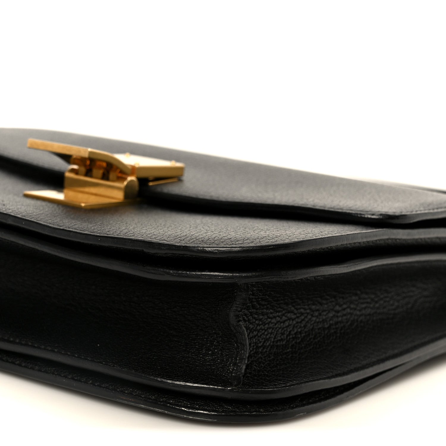 Celine Goatskin Medium Classic Box Flap Bag Black 10 of 10