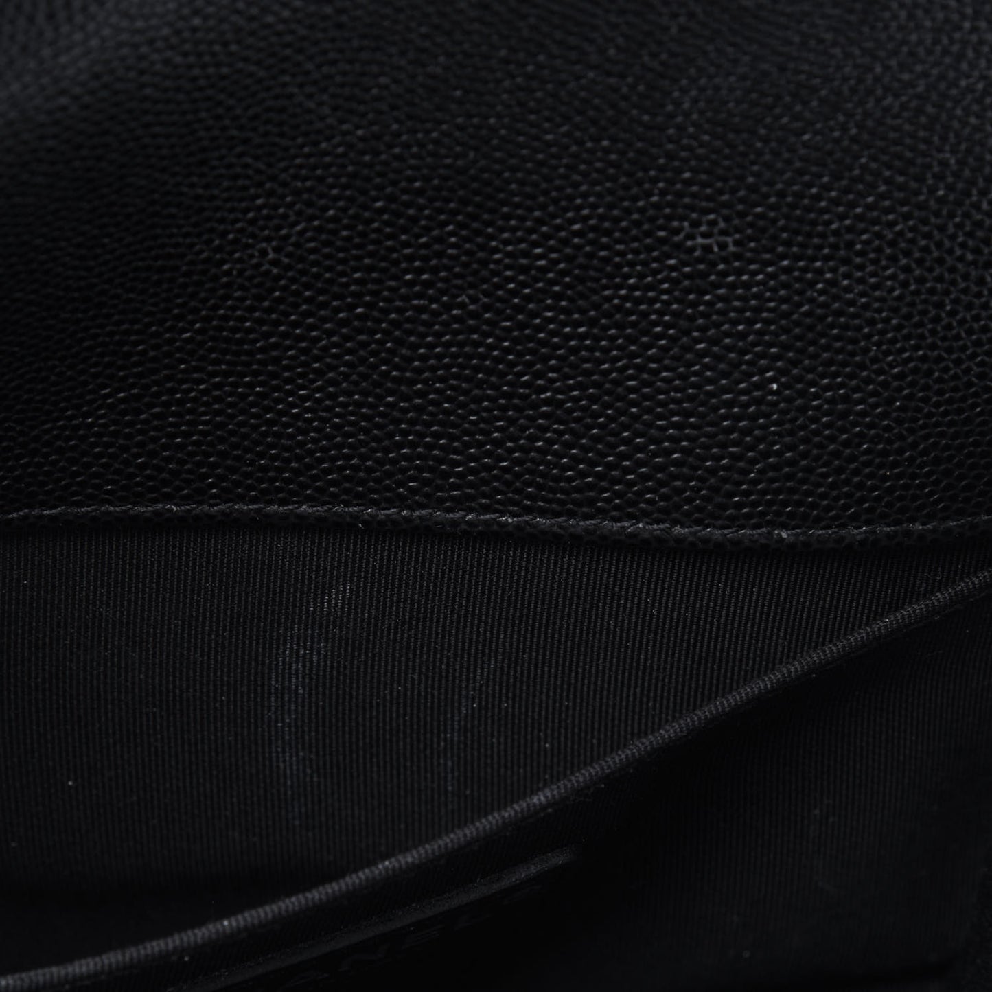 Caviar Quilted Small Boy Flap Black