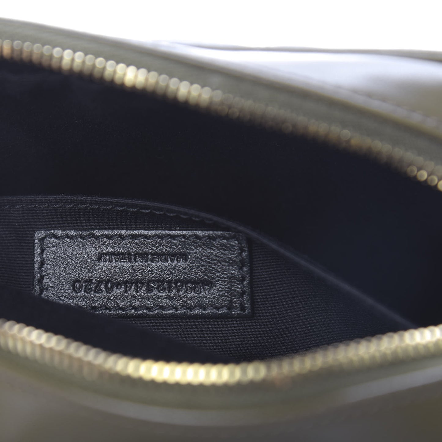 Calfskin Matelasse Monogram Lou Camera Bag Military Olive
