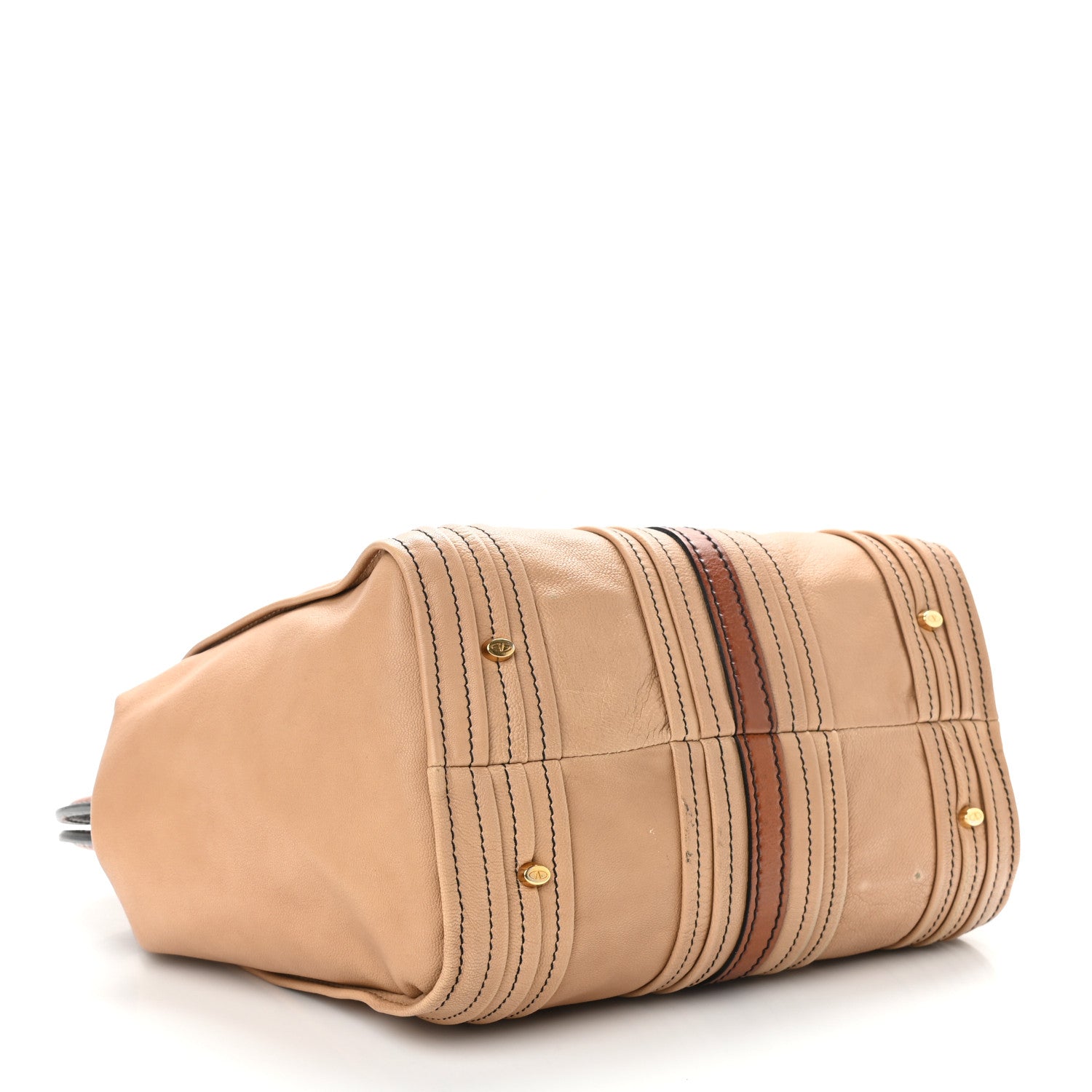 Valentino Garavani Nappa Bow Tote Beige Camel 4 of 13