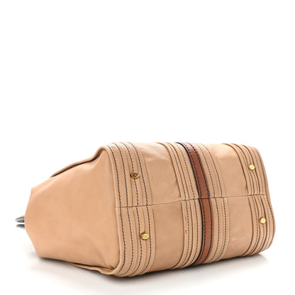 Valentino Garavani Nappa Bow Tote Beige Camel 4 of 13