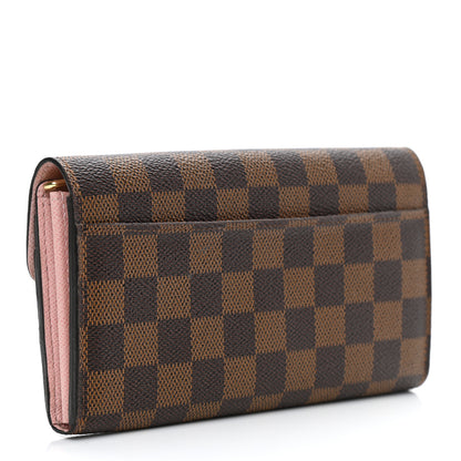 Louis Vuitton Damier Ebene Sarah Wallet NM 3 of 8