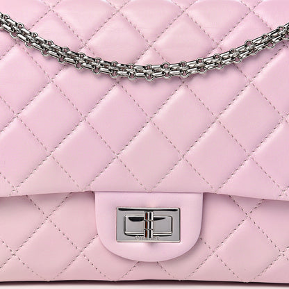 Chanel Lambskin Degrade Quilted 2.55 Reissue 227 Flap Pink 13 of 14