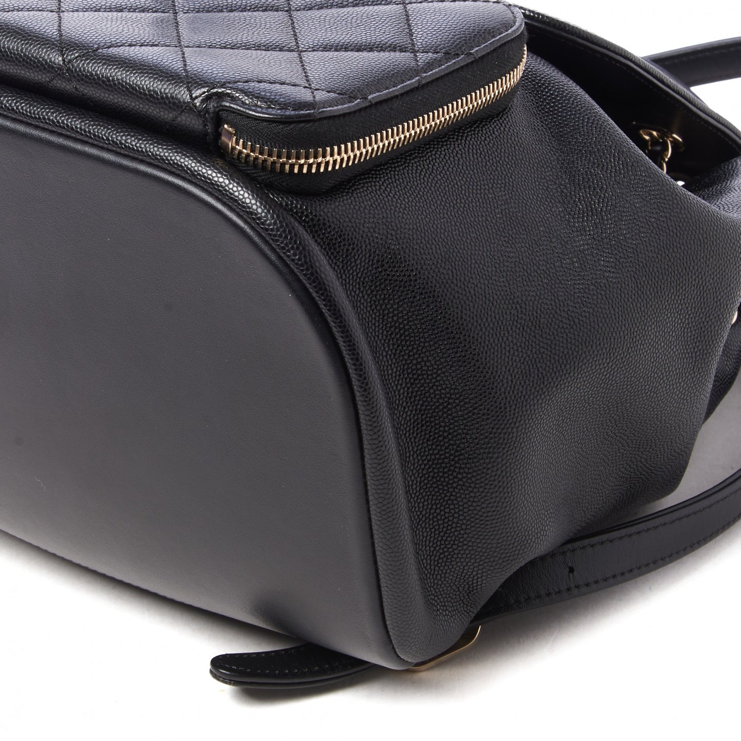 Caviar Quilted Business Affinity Backpack Black