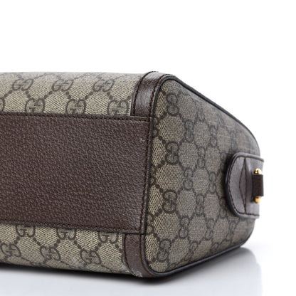 Gucci GG Supreme Monogram Web Medium Ophidia Boston Brown 8 of 13