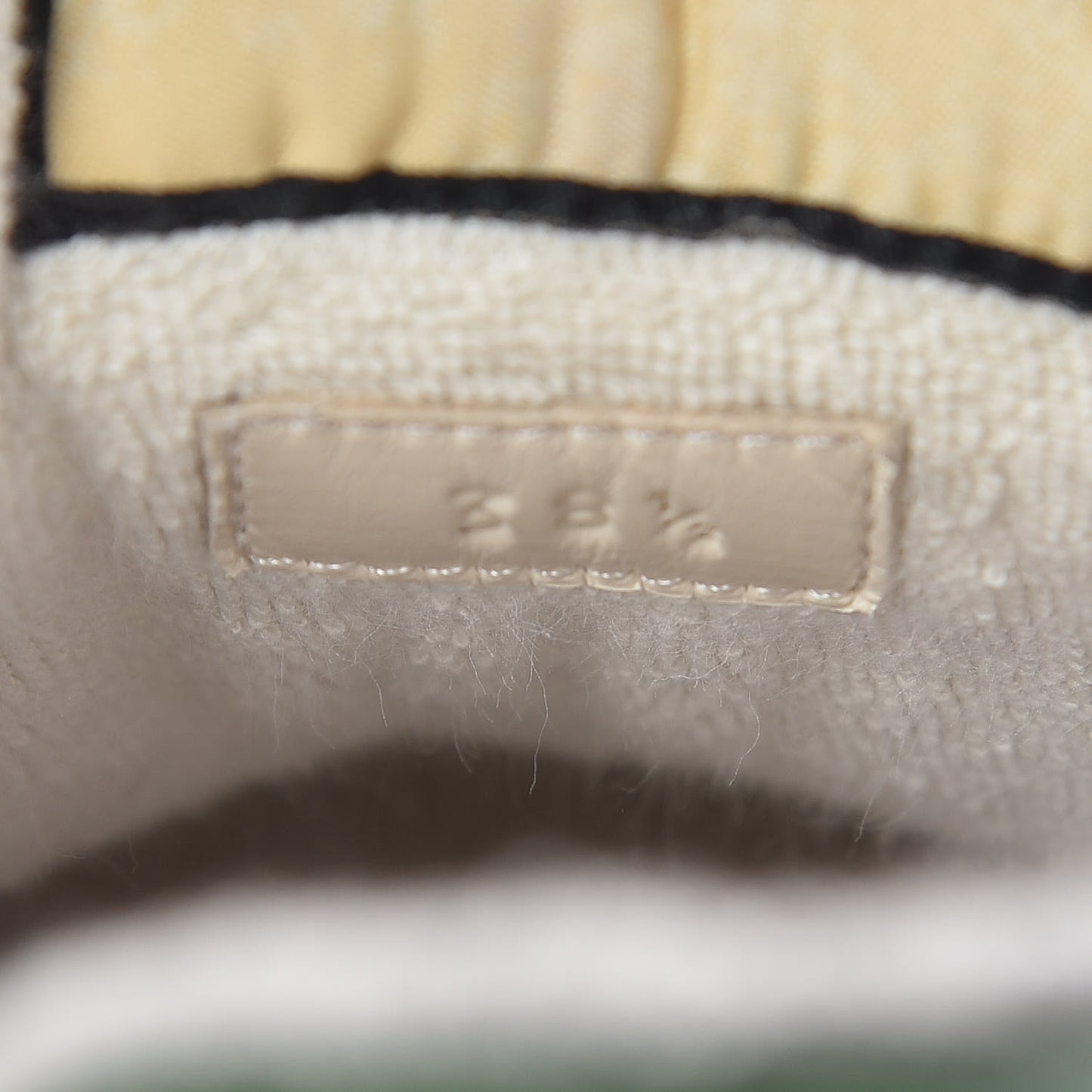 GG Monogram Nubuck Web Womens Screener Sneakers 38.5 New Sand Dusty Milk Vintage Green