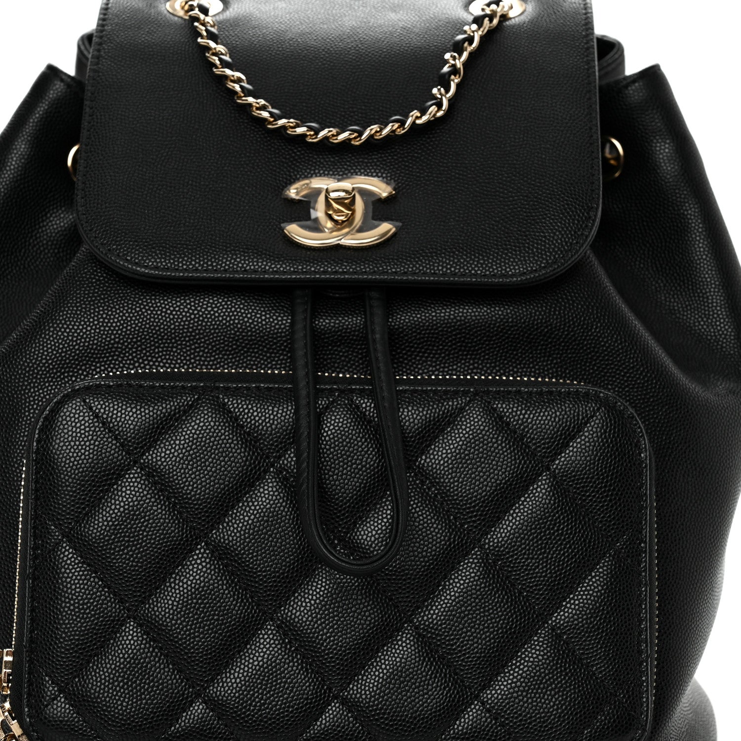 Chanel Caviar Quilted Business Affinity Backpack Black 8 of 11