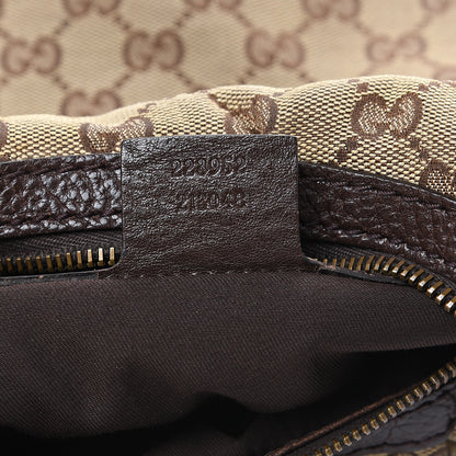 Gucci Monogram Medium Interlocking Hobo Dark Brown 6 of 11