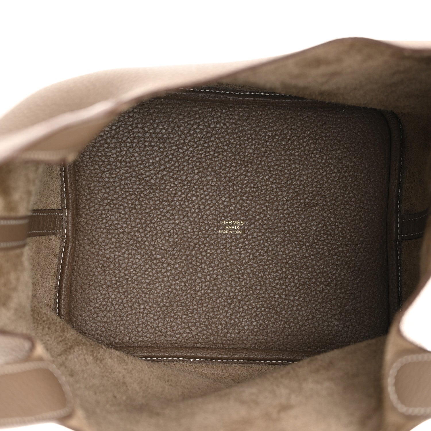 Hermes Taurillon Clemence Picotin Lock 22 MM Etoupe 5 of 11