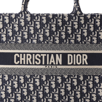 Christian Dior Oblique Medium Book Tote Blue Multicolor 10 of 10