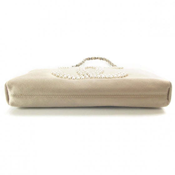 Chanel Satin Pearl CC Evening Bag 4 of 12