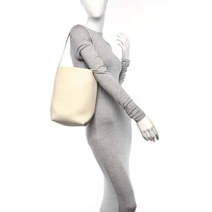 The Row Grained Calfskin Medium N/S Park Tote Ivory 3 of 10