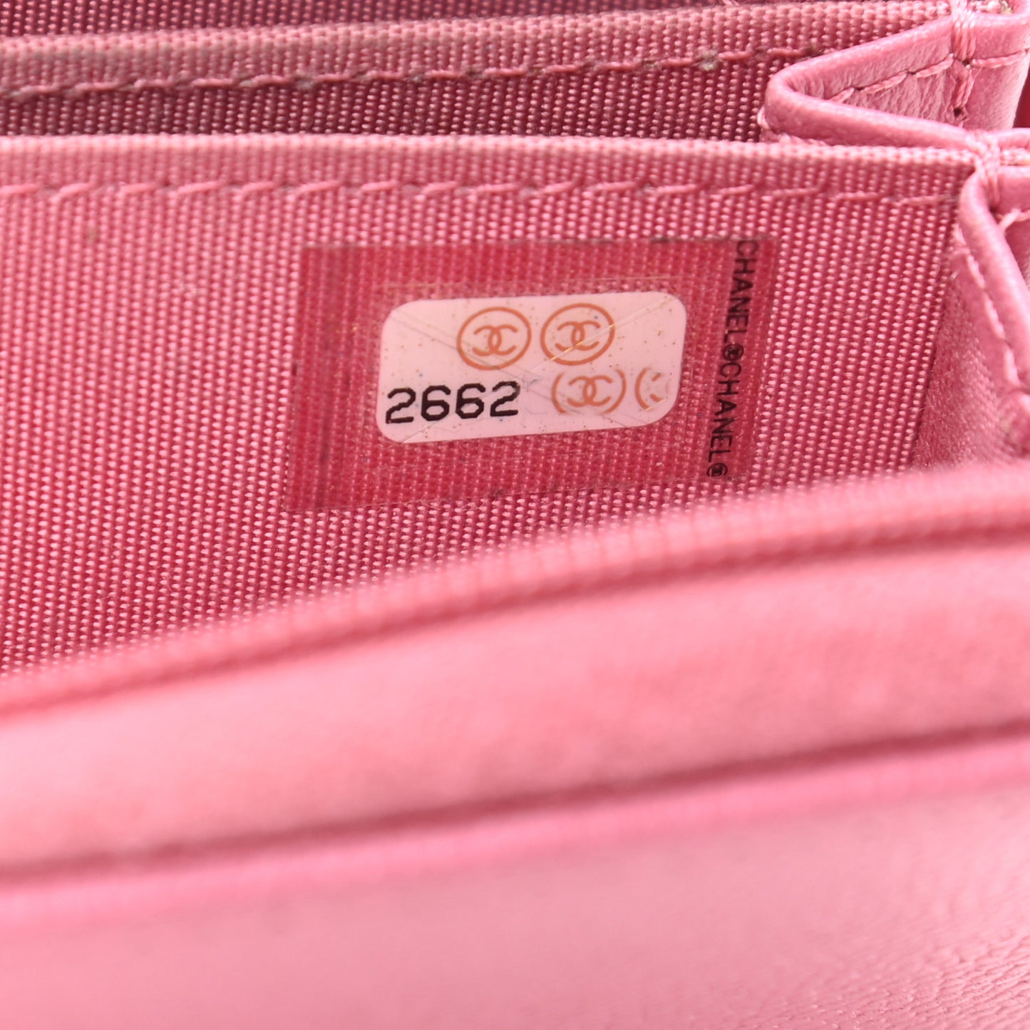 Caviar Timeless CC Zip Around Coin Purse Pink